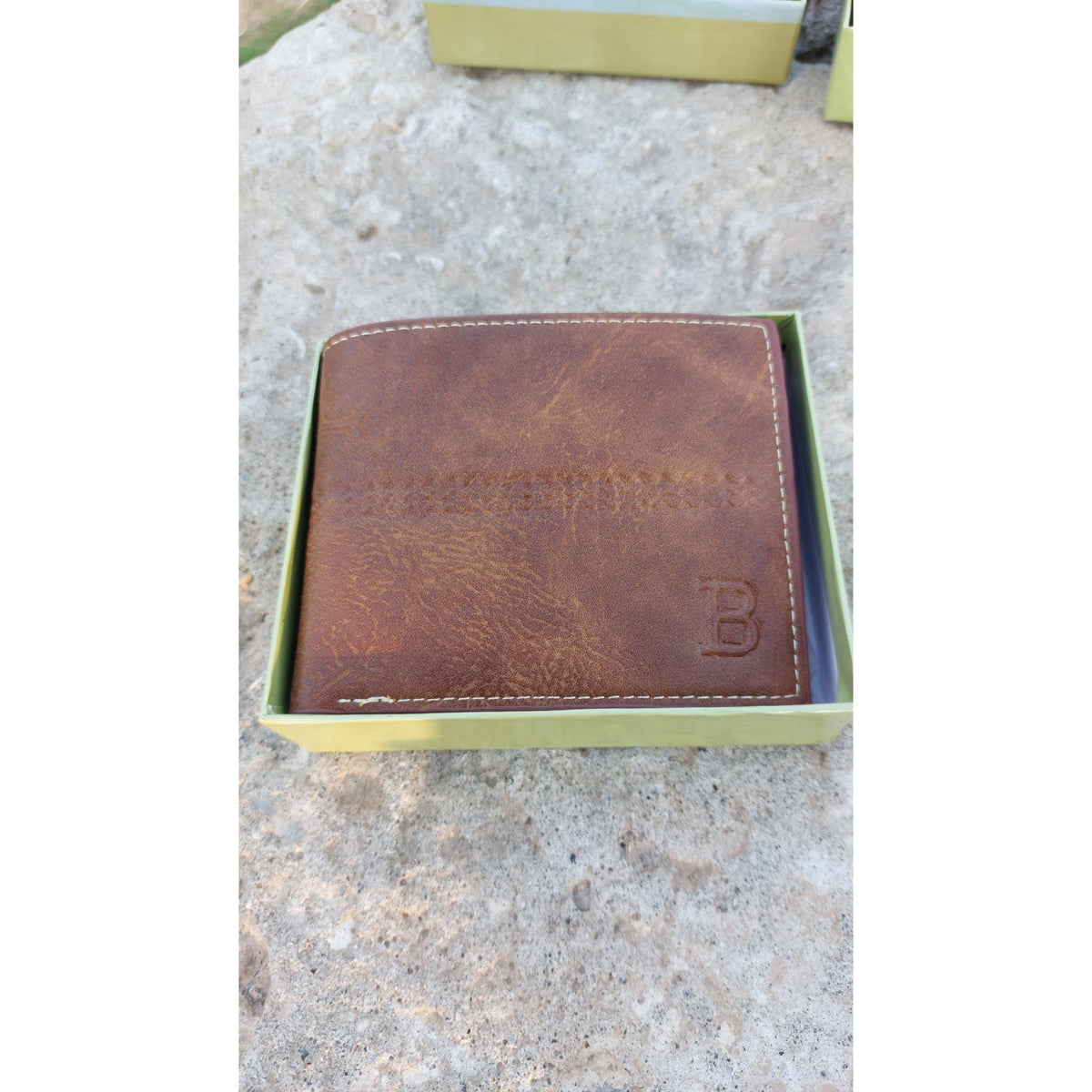 Leather embossed wallet The Heritage Series