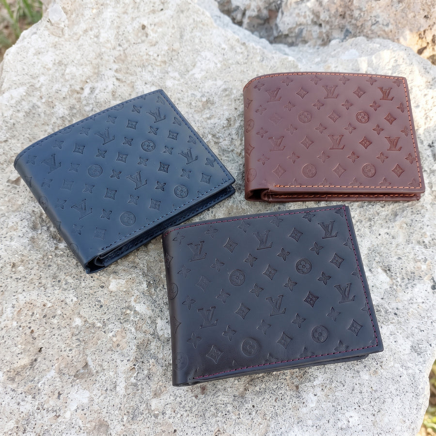 Elite Embossed Men's Bifold Wallet